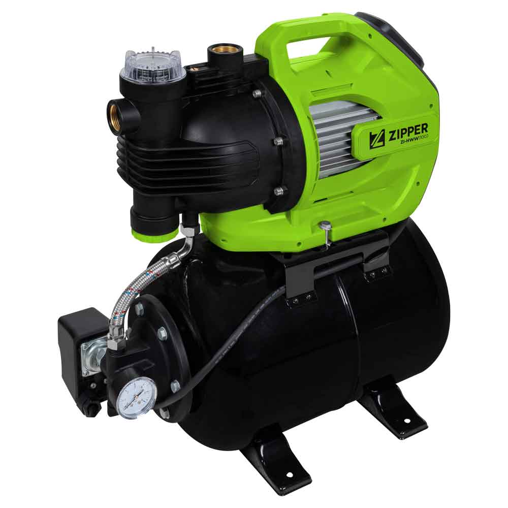Zestaw hydroforowy, hydrofor do wody, pompa hydroforowa, ogrodowa ZIPPER ZI-HWW1100J - 3 bar, 24 L