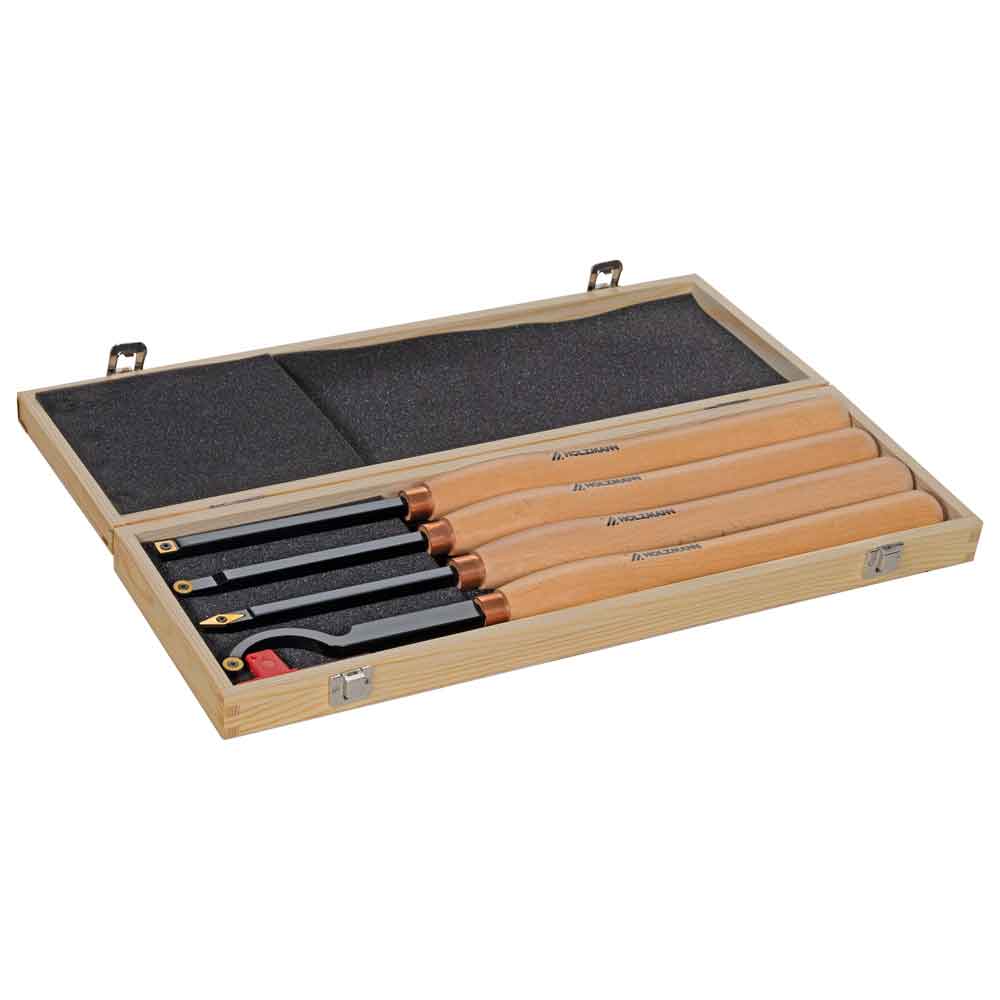 Dłuta tokarskie do drewna z wymienną końcówką węglikową Holzmann H4TLGM