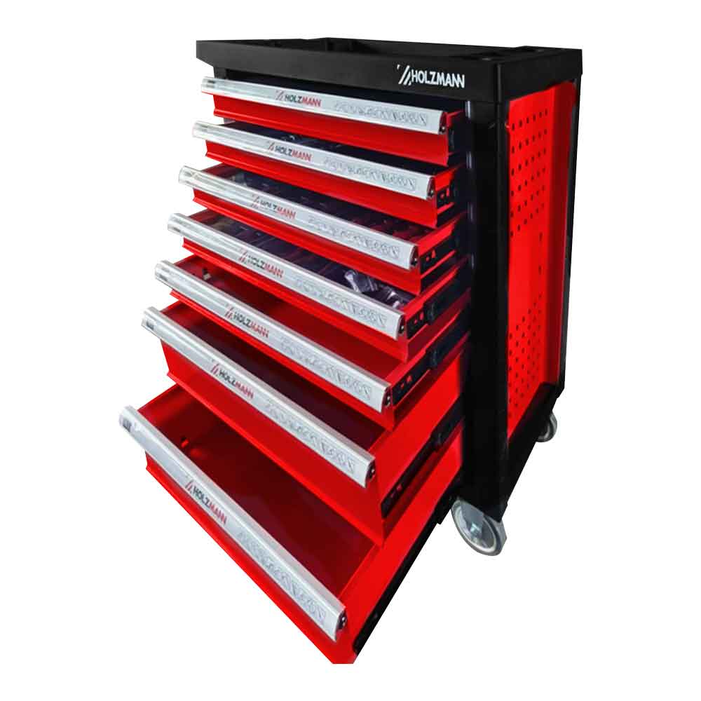 Wózek warsztatowy, szafka narzędziowa z wyposażeniem, narzędziami Holzmann WW770W