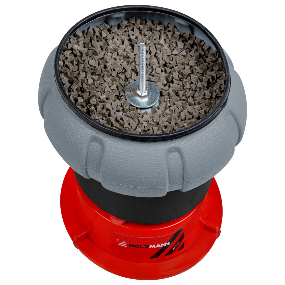 Polerka wibracyjna, bębnowa Holzmann VPT 2.3KG, gratowarka, gradowarka, odrdzewiania