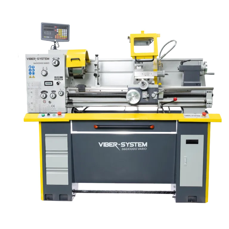 Tokarka do metalu Viber-System 360x1000 VARIO DRO z posuwem automatycznym i odczytem cyfrowym