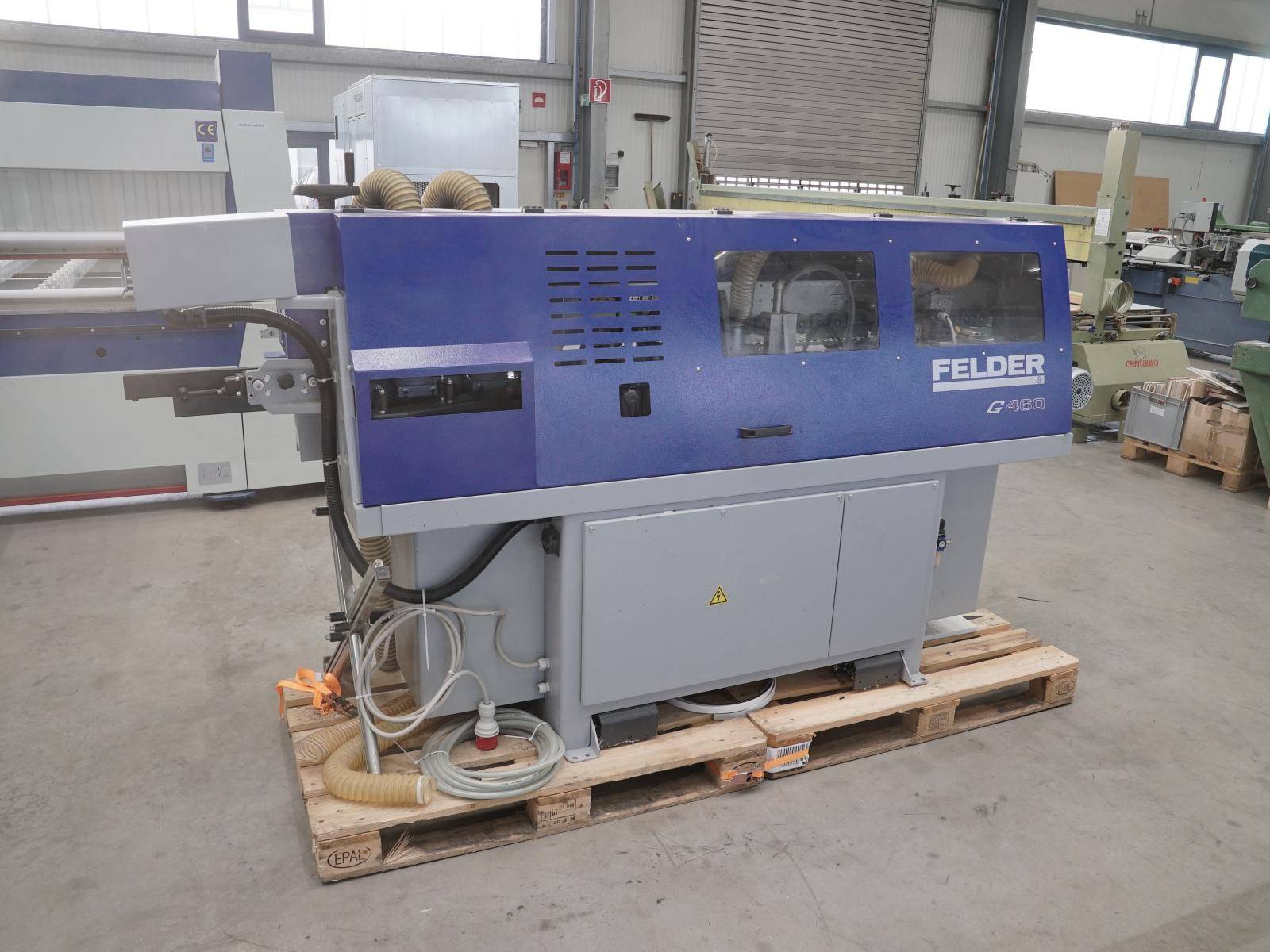 Okleiniarka ze wstępnym frezowaniem, cykliną, piłkami FELDER G 460 - 2015 rok