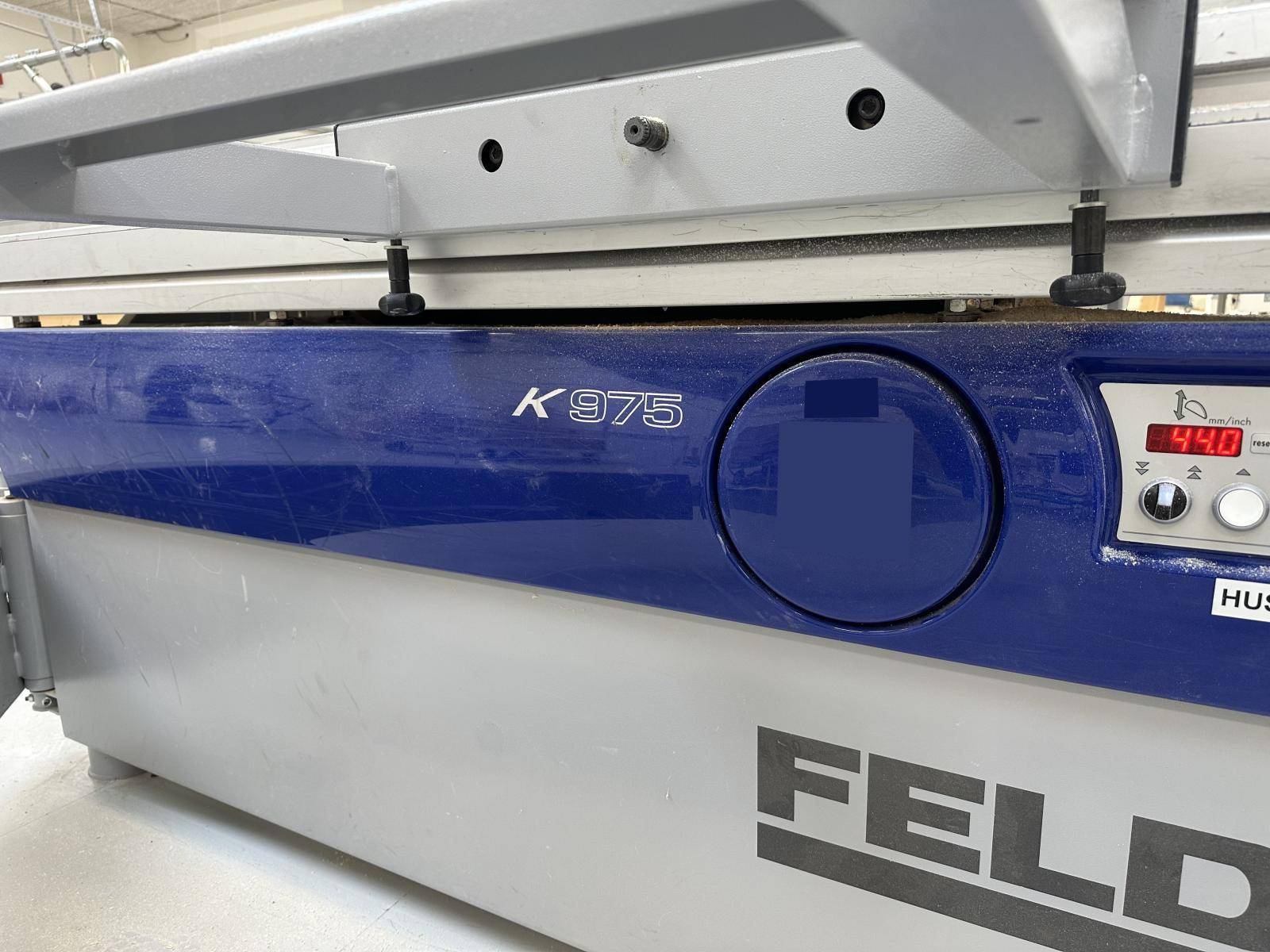 Piła formatowa, formatówka z podcinakiem FELDER K 975 2014 rok