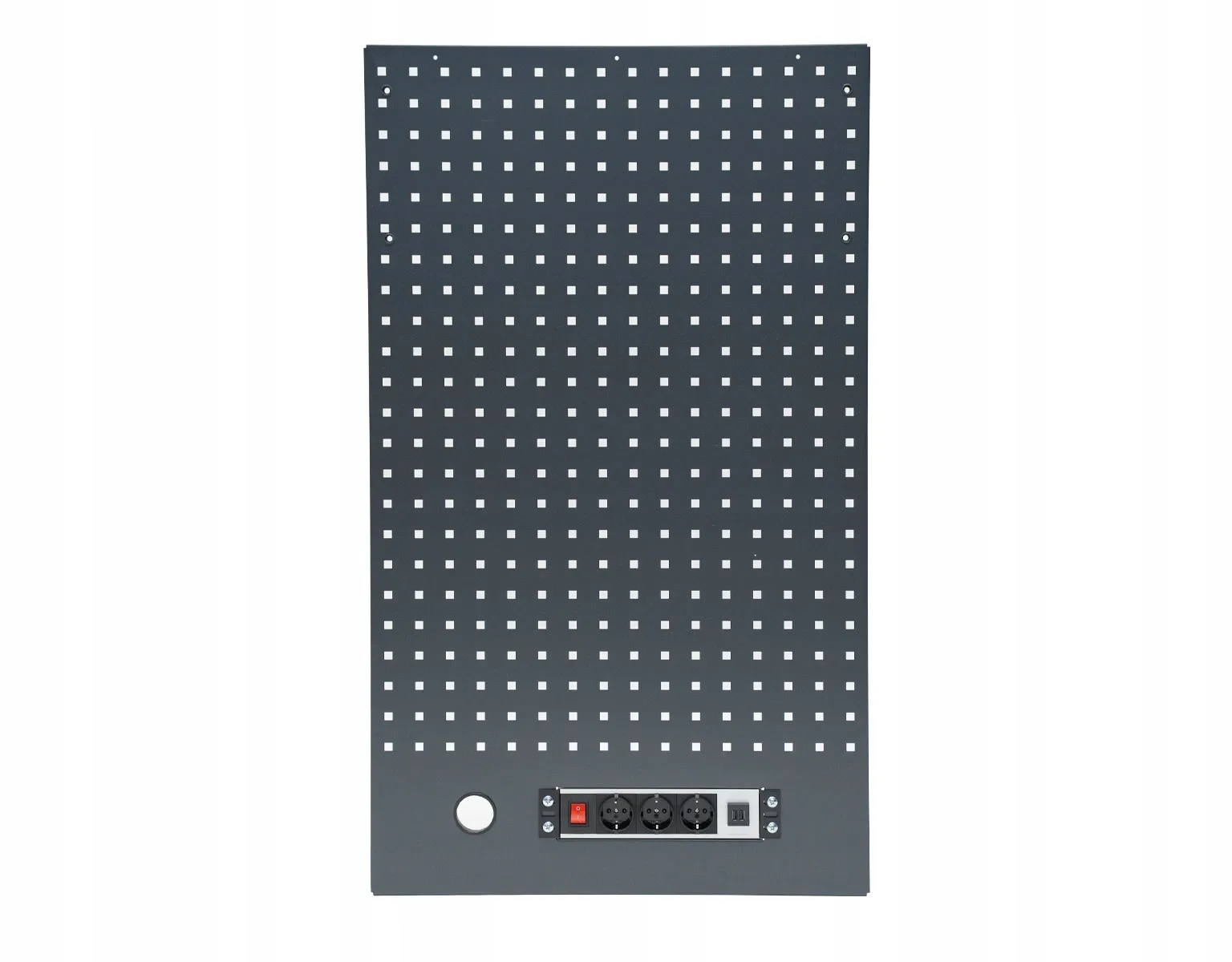 Panel perforowany narzędziowy z listwą elektryczną Viber-System 1324elec.