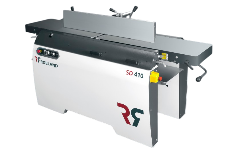 Wyrówniarko grubościówka ROBLAND SD 410 z wałem spiralnym, wałki do mokrego drewna - 2022
