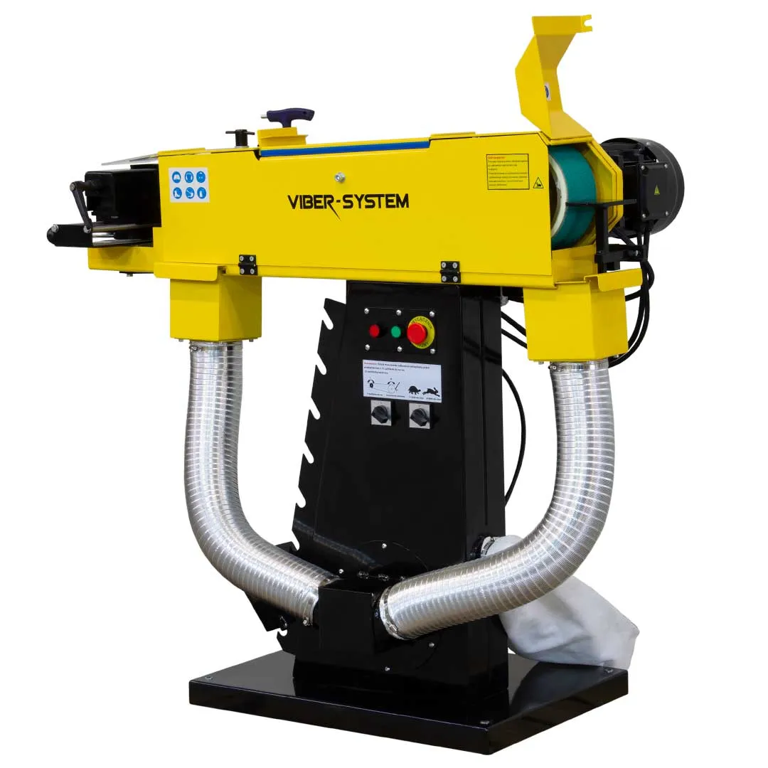 Szlifierka taśmowa do rur i profili z odciągiem Viber-System MBSM100PRO-V 400V + rolki