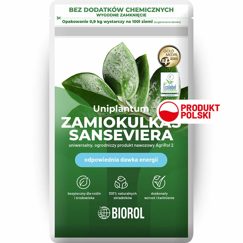 Biorol organiczny polepszacz gleby Zamiokulkas i Sensevieria 900g