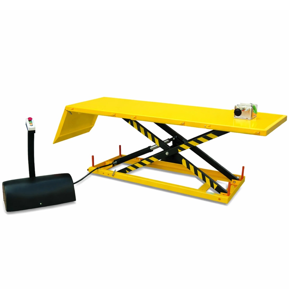 Hydrauliczny elektryczny nożycowy stół podnośny motocyklowy Viber-System MT500 500kg 2200×700 mm