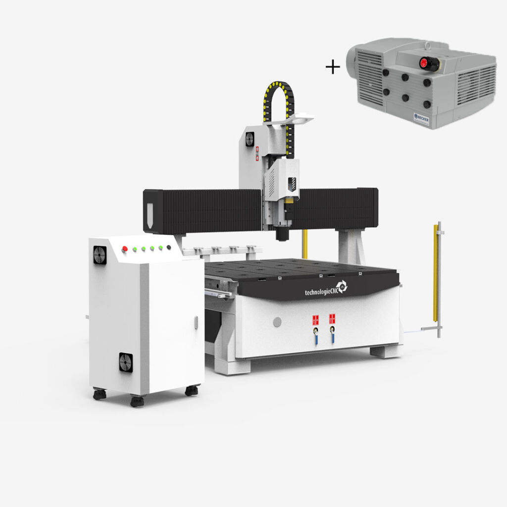 Frezarka CNC TechnologieCNC 1515 INDUSTRY 2.0 ATC 9KW 1500x1500mm + pompa BECKER KVT 3.140