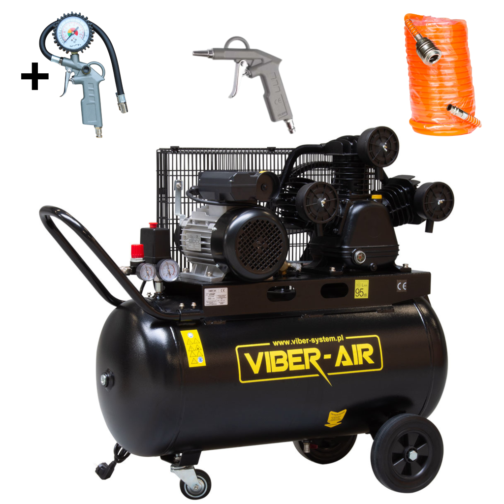 Kompresor trzytłokowy Viber-Air 3V100L400V 3kW 100L 400V