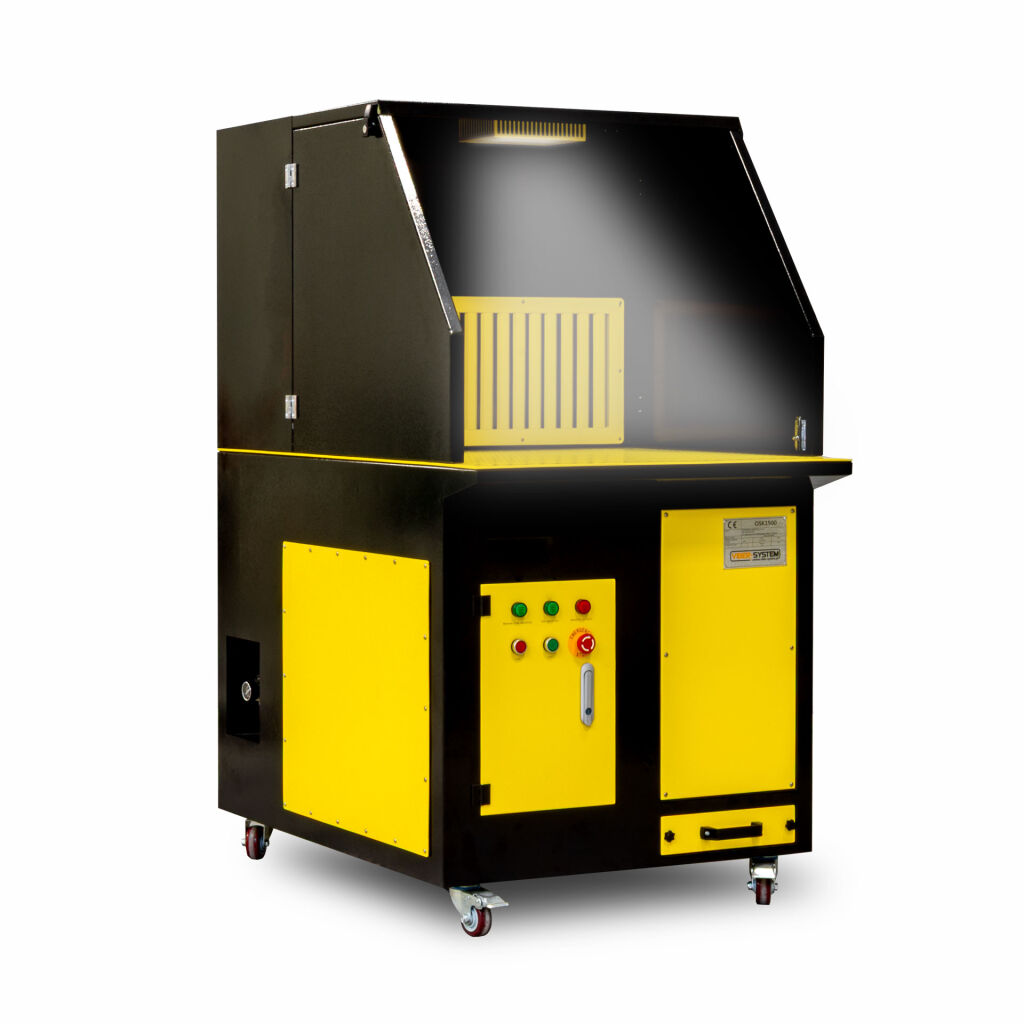 Stół spawalniczy warsztatowy z odciągiem i oświetleniem Viber-System OSK1500 2000 m3/h 2.2kW 400V