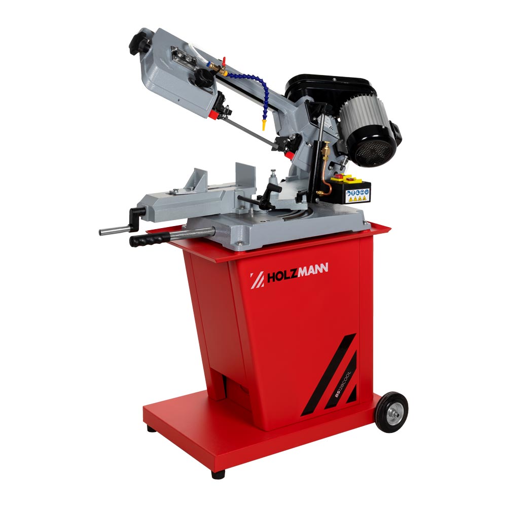 Piła taśmowa, przecinarka do metalu Holzmann BS128COOL - z chłodzeniem (230V)