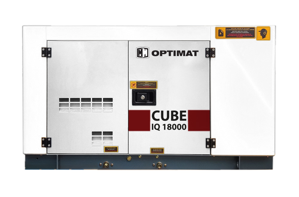 Generator, agregat prądotwórczy, prądu Optimat IQ18000 CUBE 18 kW - diesla, diesel, trójfazowy, 400V