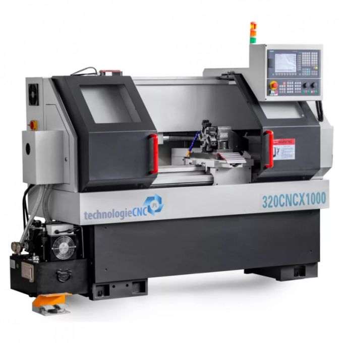Tokarka CNC z płaskim łożem do metalu TechnologieCNC 320 x1000 SIMENS SINUMERIK 808D