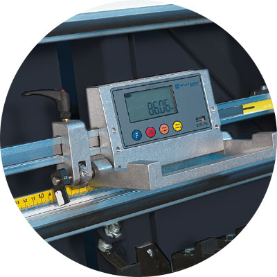 Wyświetlacz pionowy do pionowej piły panelowej REMA 4222