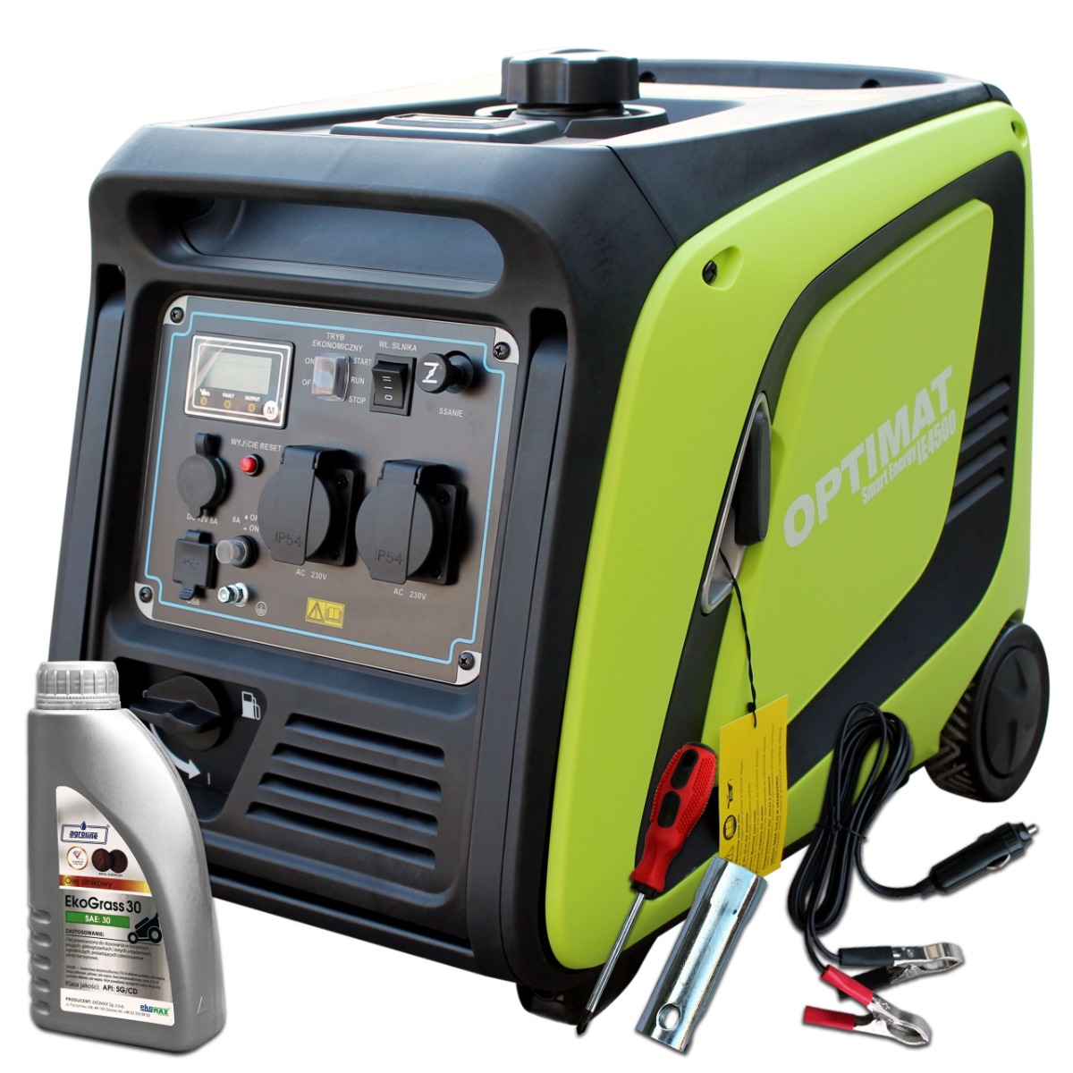 Generator Agregat Prądotwórczy Inwertorowy Optimat Smart Energy IE4500 - E-START