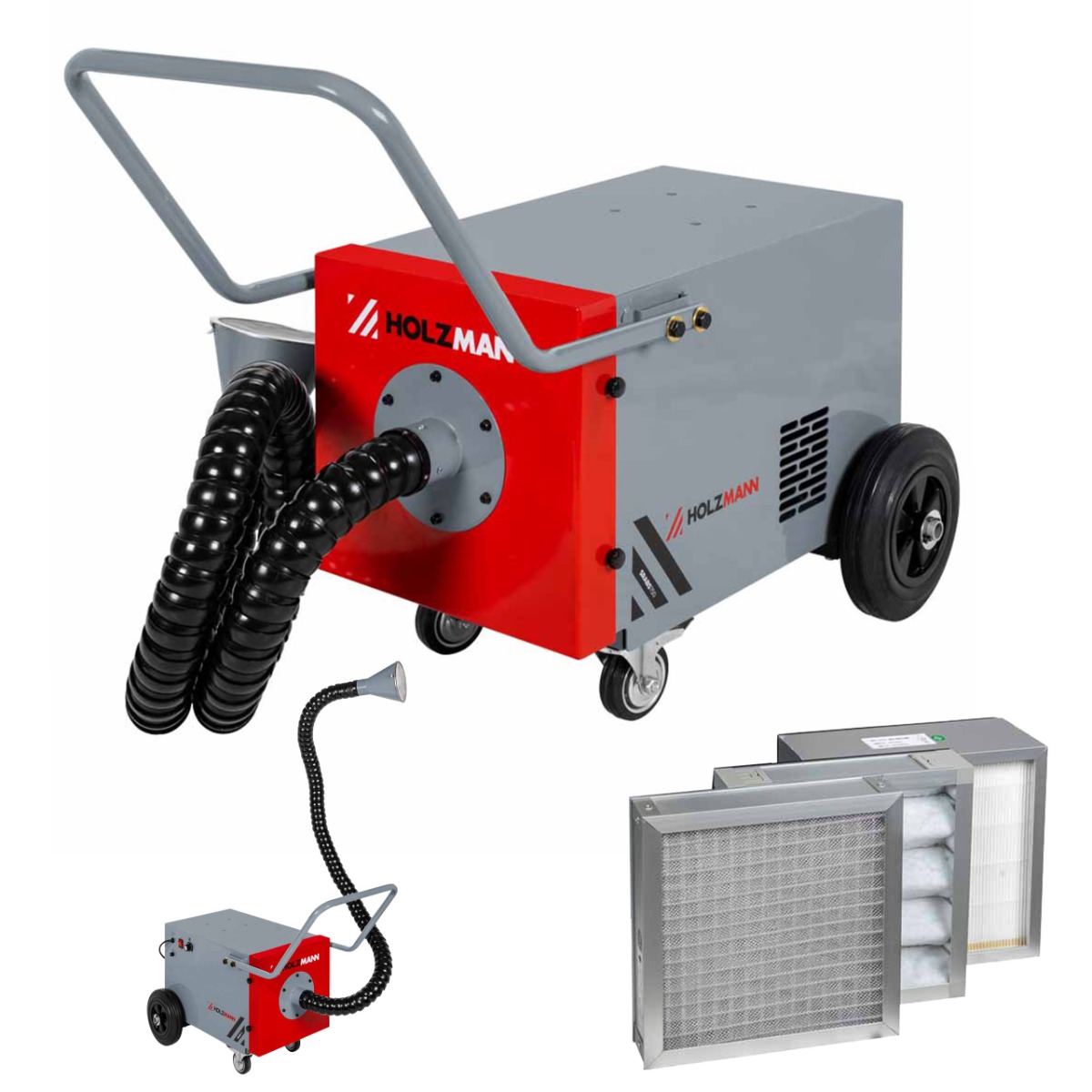 Przenośny, mobilny odciąg dymu spawalniczego, dymów spawalniczych, spawalniczy Holzmann SRABS750