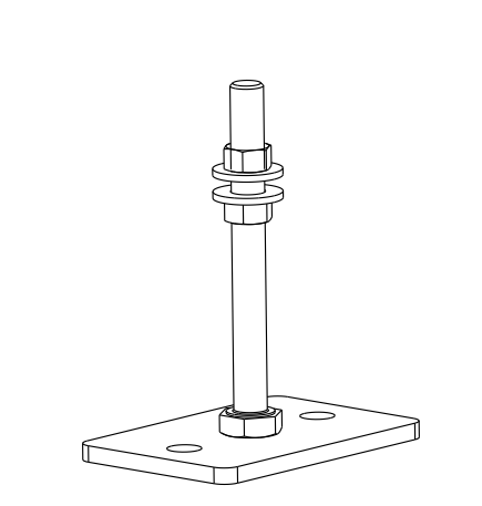 Noga do traka Wood-Mizer LX30