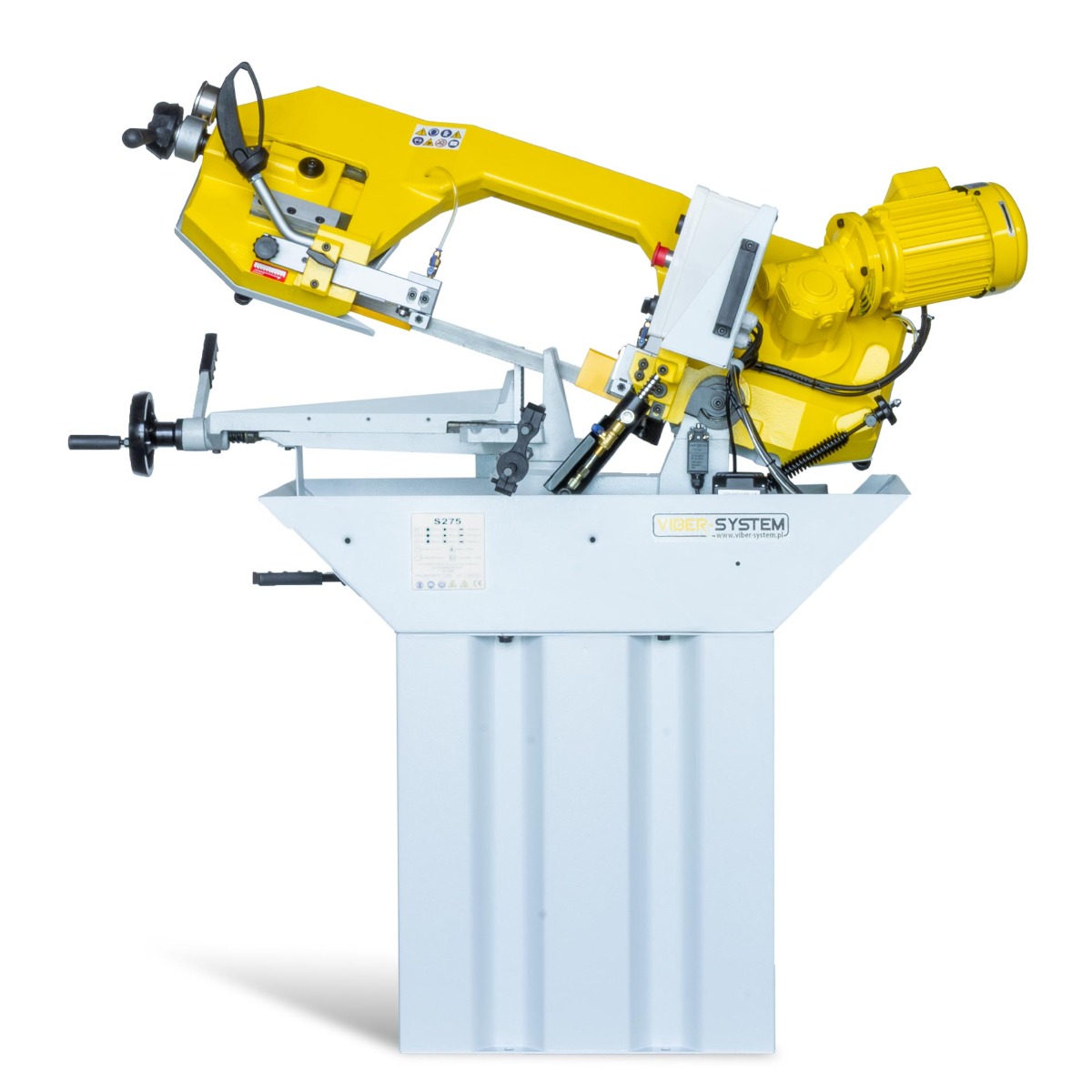 Piła taśmowa, przecinarka do metalu 225 mm, skrętne ramię Viber-system S275 T