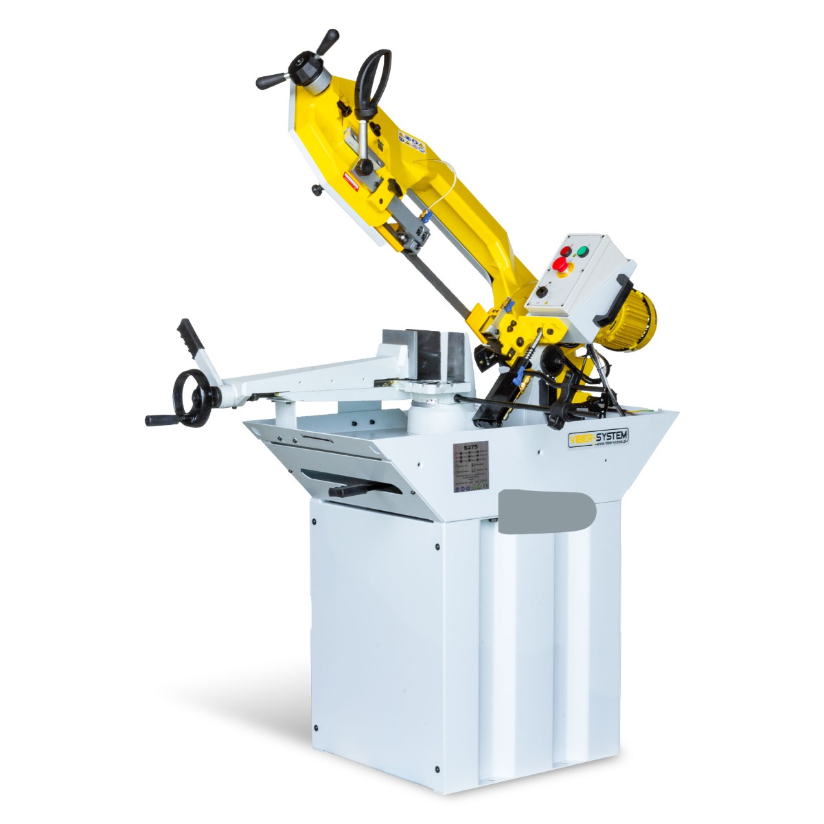 Piła taśmowa, przecinarka do metalu 225 mm, skrętne ramię Viber-system S275 (400V)