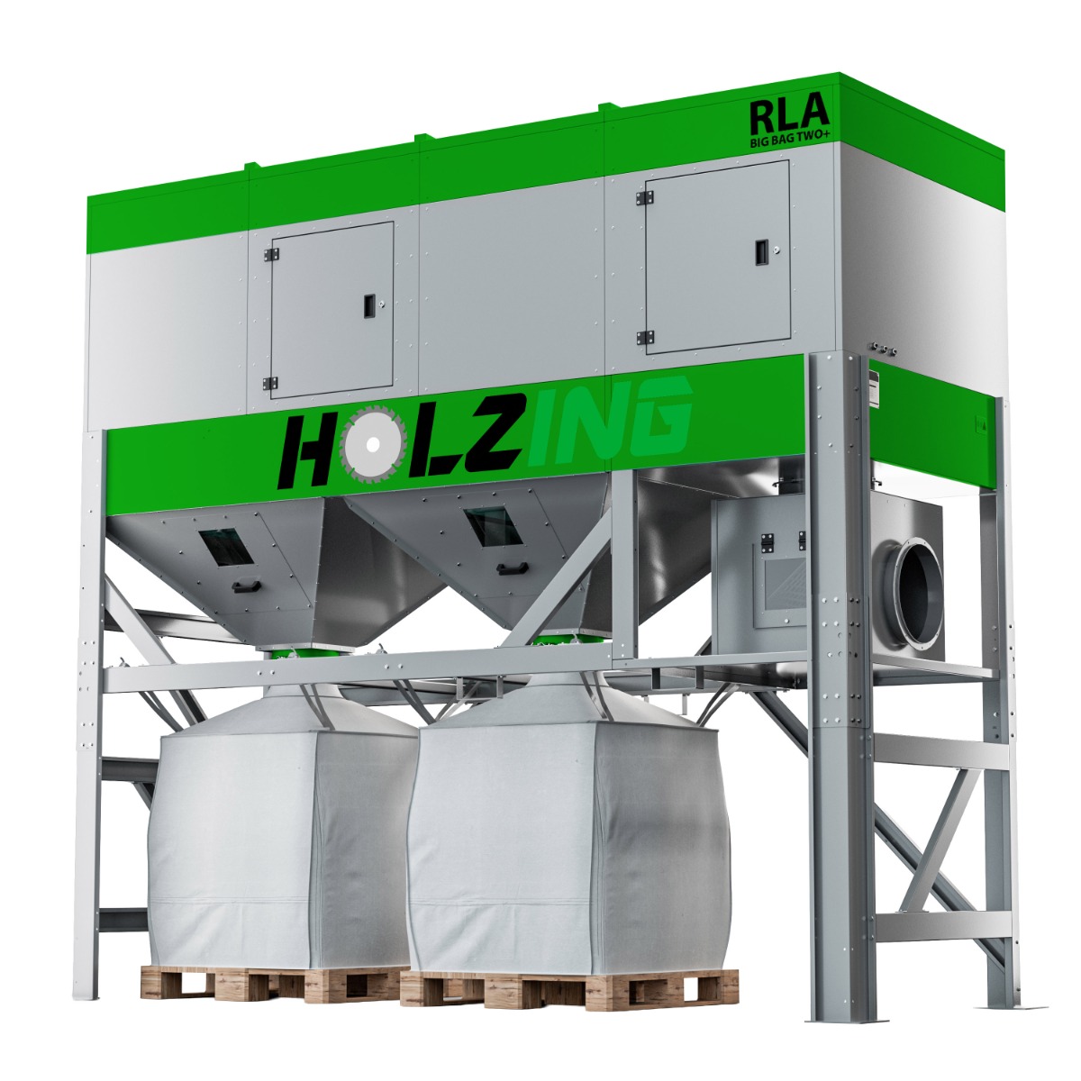 Odciąg trocin z workiem typu big bag Holzing BIG BAG TWO PLUS 15 000m3/h