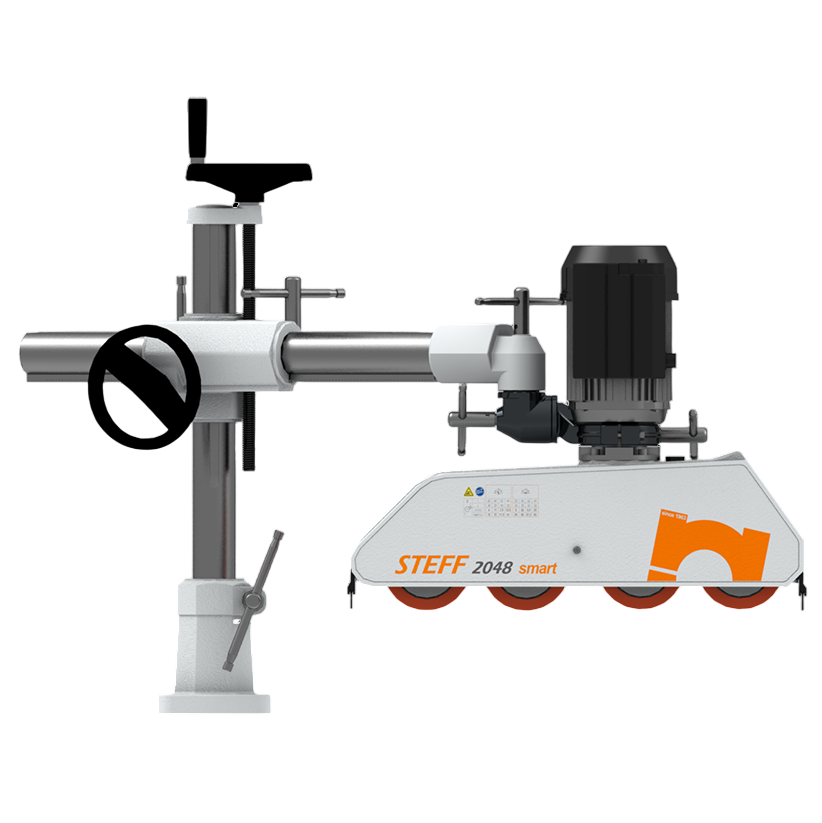 Posuw, czołg mechaniczny 4-rolkowy Maggi STEFF2048 SMART ze statywem