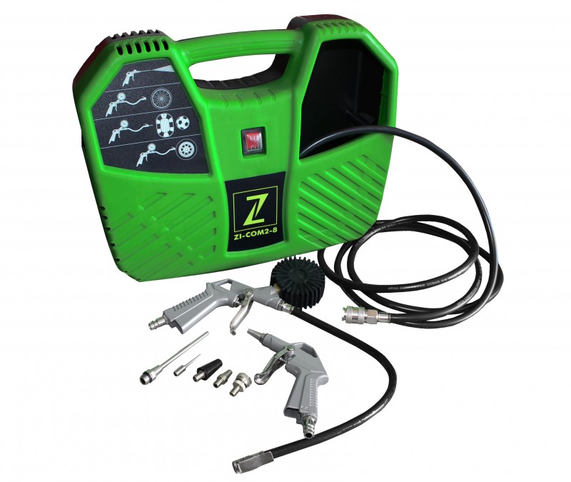 Kompresor walizkowy, sprężarka Zipper ZI-COM2-8, 8 bar