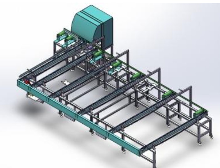 Automatyczny podajnik do długich elementów w kształcie litery L REIGNMAC M705