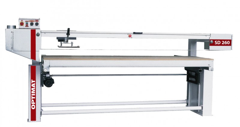 Szlifierka długotaśmowa elektrycznie unoszony stół OPTIMAT SD 260