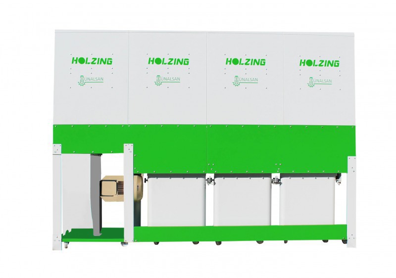 Odciąg do trocin, pochłaniacz, odpylacz HOLZING RLA 400 VIBER Power 11300 m3 z falownikiem (energooszczędny)