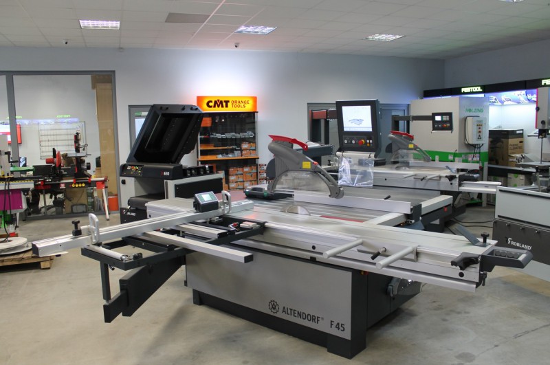 Piła formatowa, formatówka Altendorf F45 - pakiet Elmo Drive (POWYSTAWOWA)
