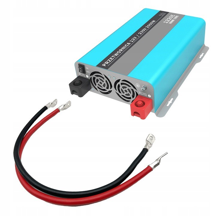 Przetwornica Samochodowa PGFotowoltaika PGF 1220E 12V 230V 2000W Sinus