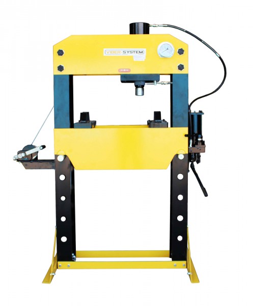 Prasa hydrauliczna, warsztatowa WP100PRK 100t ruchomy tłok Viber-System 100 ton