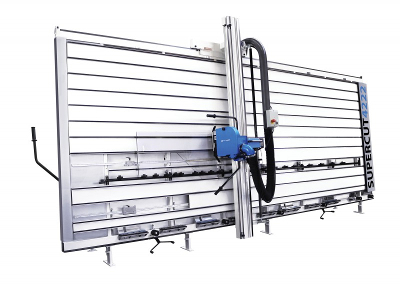 Pionowa piła panelowa, pilarka Putsch Meniconi Supercut 4222, podcinak w standardzie