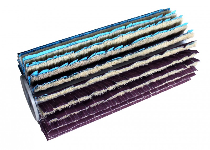 Korpus głowicy szlifierskiej z wkładem szczotkowym, granulacja 180 standard - szerokość 300 mm