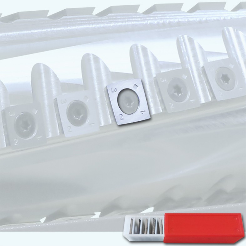 Noże do wału spiralnego (10szt.) do strugarko-wyrówniarki OPTIMAT W150S, W200S