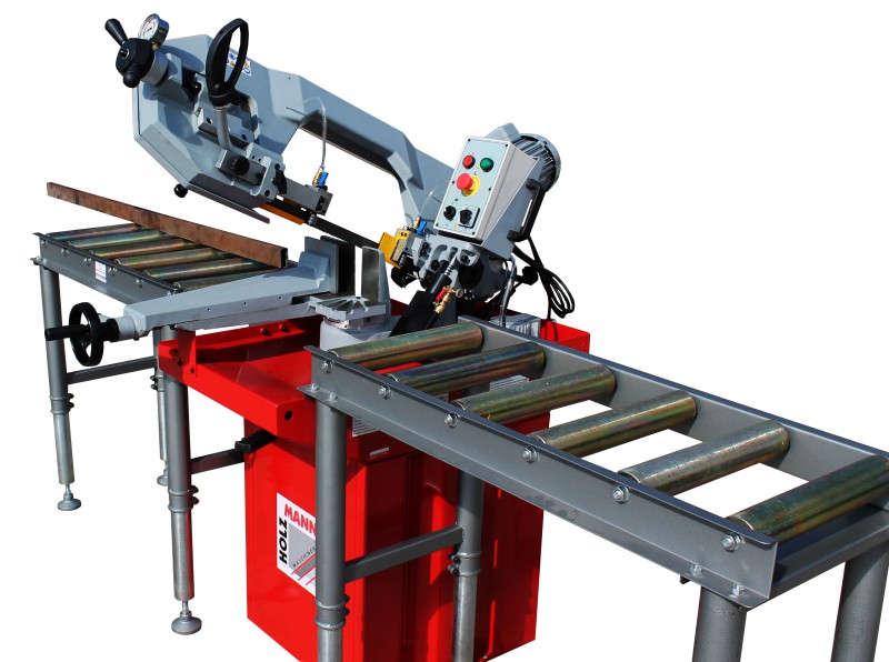 Piła taśmowa, przecinarka do metalu Holzmann BS 275TOP ze stołem roboczym, podajnikiem Holzmann RB9L