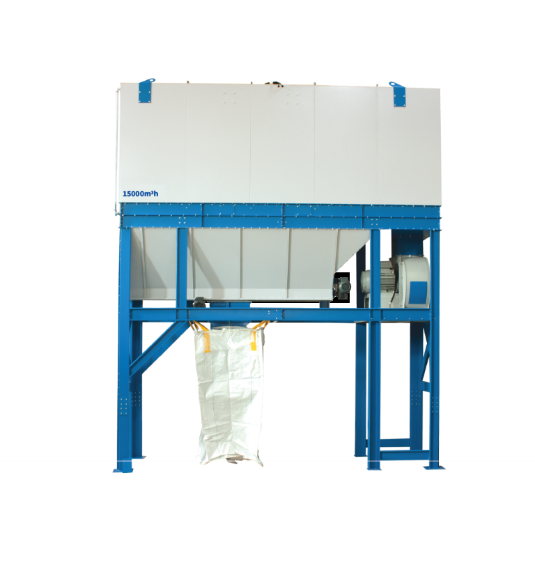 Odciąg trocin, odpylacz ze śluzą WINTER AZR 15000 -15 000 m3/h